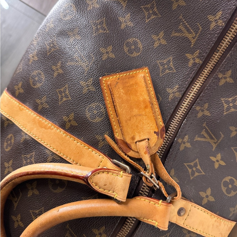 Vintage Louis Vuitton Brown Monogram Duffel Bag - Picture 5 of 11